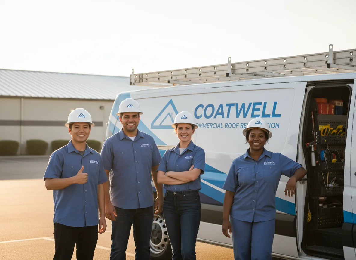 Commercial roof coating company in Little Hocking, OH