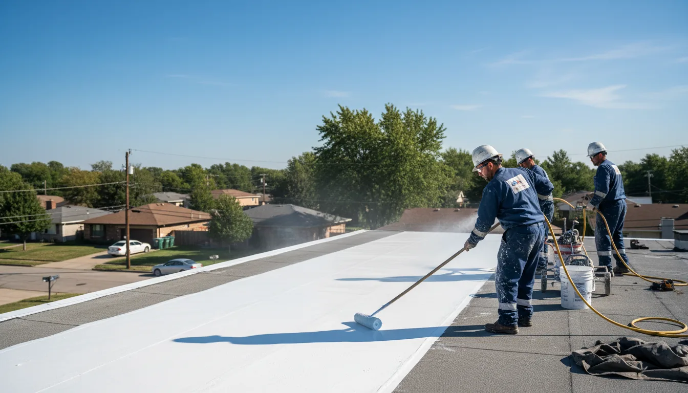 Commercial roof coating in Little Hocking, OH near me